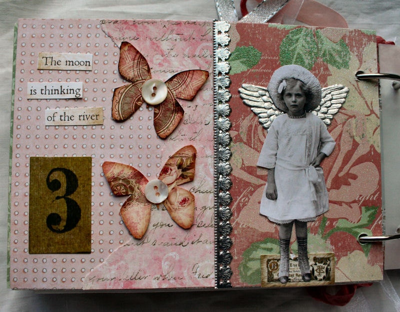 Heartstrings Altered HANDMADE Album OOAK
