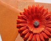 Orange Sparkle Flower Bloom