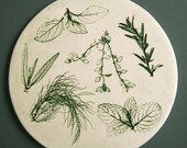 Green Herb Trivet