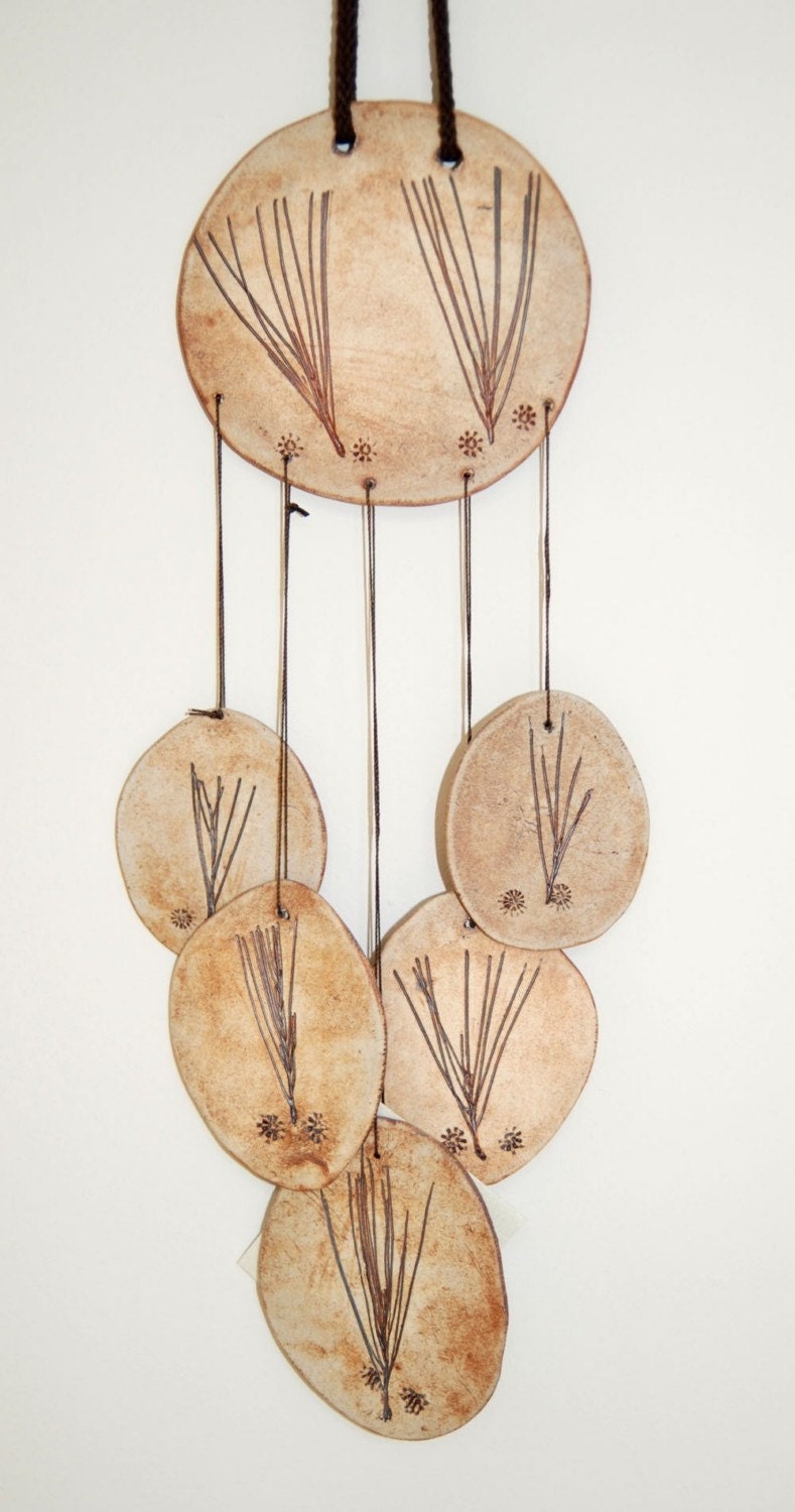 Brown Porcelain Wind Chime