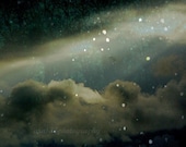 Night Sky Photograph, Wall Decor, Celestial, Fairytale, Landscape Picture, Nature Photo - 8x10 inch Print - At Tara In This Fateful Hour