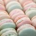 French Macarons Photograph, Food Photography, Still Life Photo, Pink, Blue, Green, Picture - 8x8 inch Print - Parisian Pastels