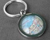 Cleveland Map Keychain - Great Gift for Groomsmen