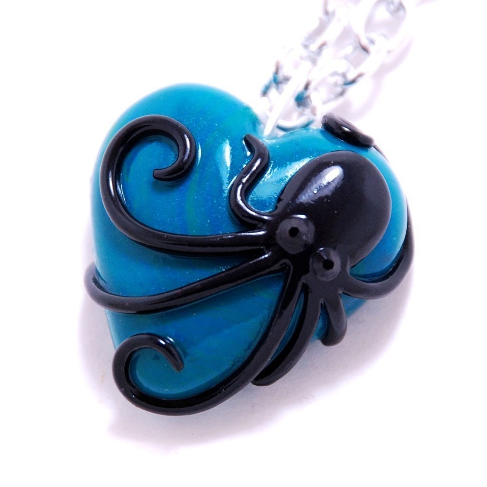 Tentacle Heart Necklace