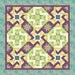 Octagonia paper pieced quilt block pattern INSTANT DOWNLOAD PDF