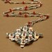 Orange CZ and fire opal Galaxy Necklace in Sterling Silver