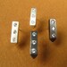 Obelisk small Stud in Sterling Silver and CZ