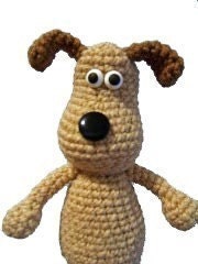 Christmas crafts Amigurumi Animal Gromit Dog Puppy Crochet English Pattern