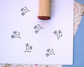Trout Lily Rubber Stamp