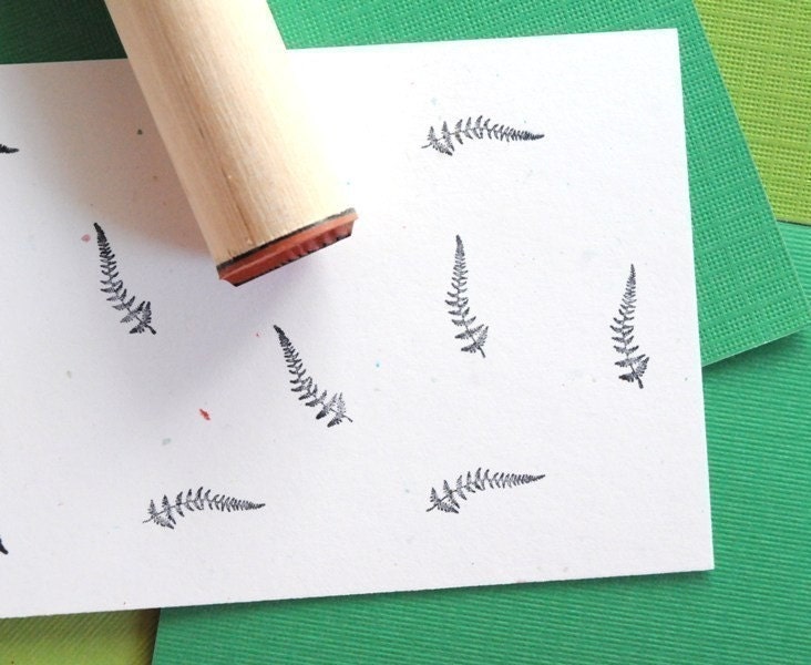 Ladyfern Rubber Stamp