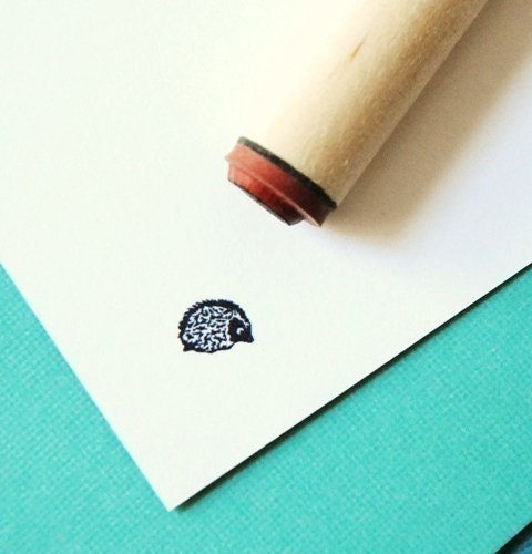 Hedgehog Rubber Stamp