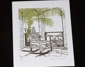 Caribbean View, limited edition print