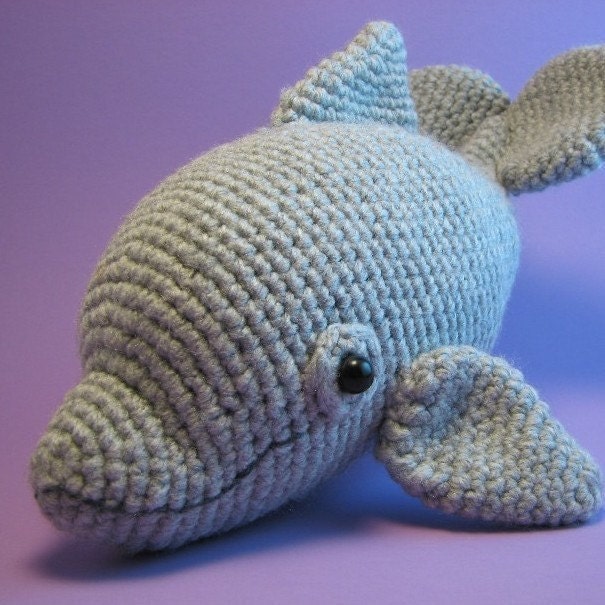 Dolphin Amigurumi PDF CROCHET PATTERN by edafedd on Etsy
