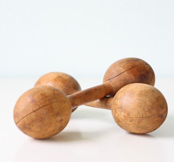 Vintage Wooden Weights