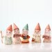 Vintage Christmas Gnomes - Set of 5