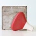 Vintage Bicycle Seat - Red and White