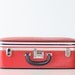 Vintage Red Suitcase by Ventura