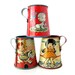 Tin Toy Pitchers - INSTANT COLLECTION - Set of 3 Tin Toys