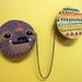 Embroidered Sloth Chain Brooch