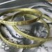1 PC Brass Stamped Sentiments / Forget Me Not - Seamless Bangle Bracelet - B042