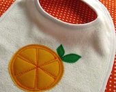 Freshly Squeezed Orange Baby Bib