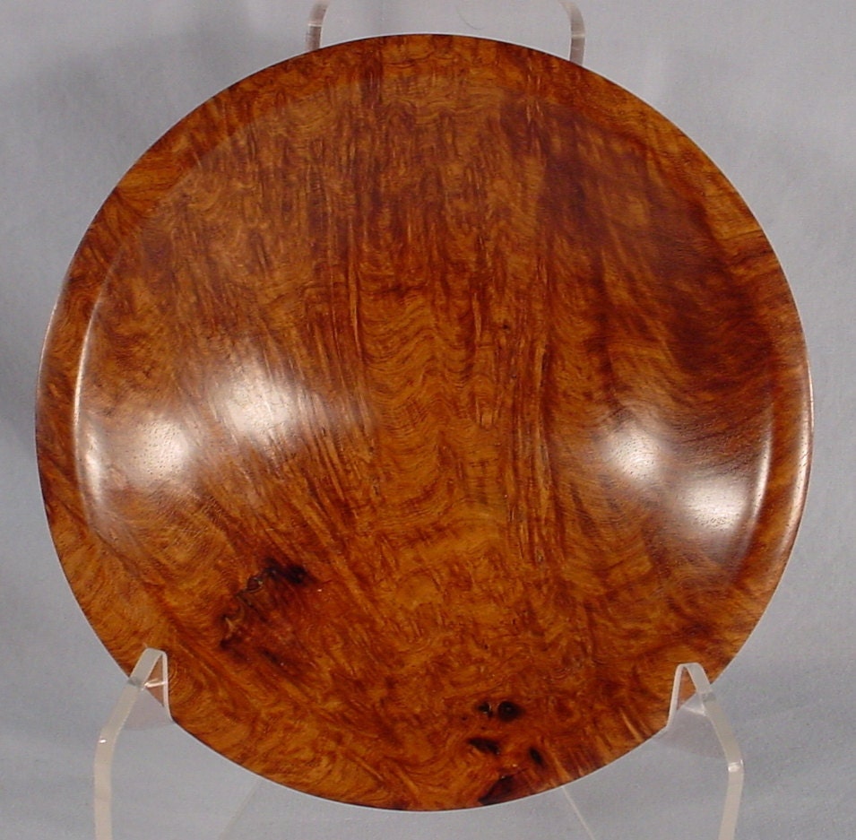 Exotic Amboyna Burl bowl turned wood bowl number 4101