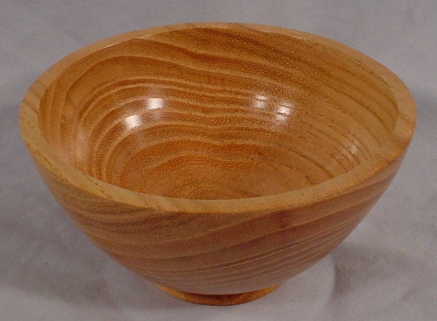 Chinaberry wood bowl turned wood art 4198 by NELSONWOOD on Etsy