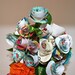 Jennifer Bouquet - Made to Order- Recycled Shower Papers and Trim- Rehearsal Bouquet or Toss Bouquet