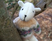 Pogo - Goldie, eco-friendly handmade stuffed animal