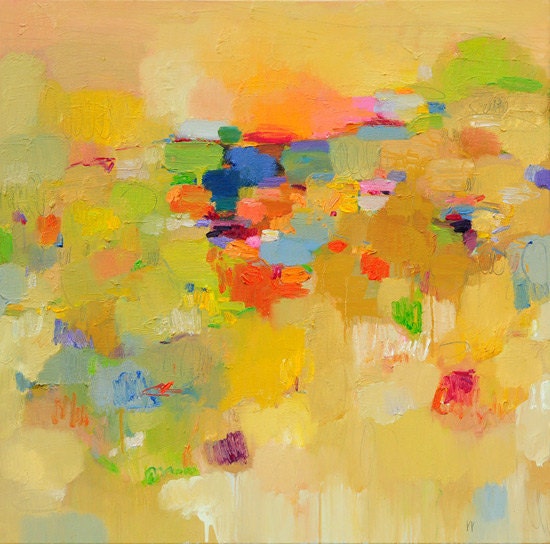 fine art Giclee Print 12x12 - Sunset Landscape