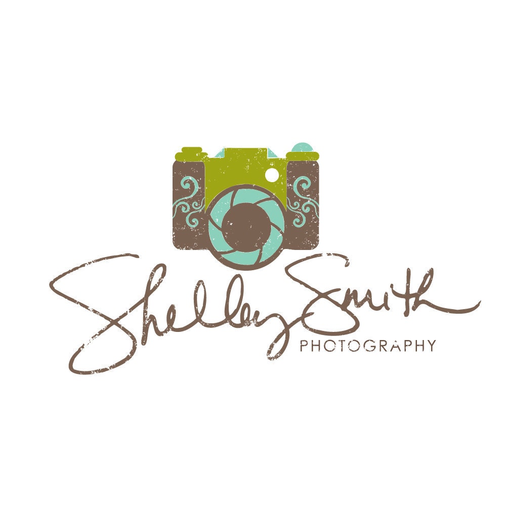Photographer Logo - Photography Marketing Package - Professional, Custom Logo Design with Business Card and Watermark Design