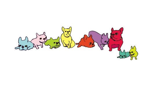 rainbow henris 5 x 7 art print