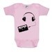KID A headphones and cassette baby creeper one piece bodysuit silkscreen screenprint Choose Size