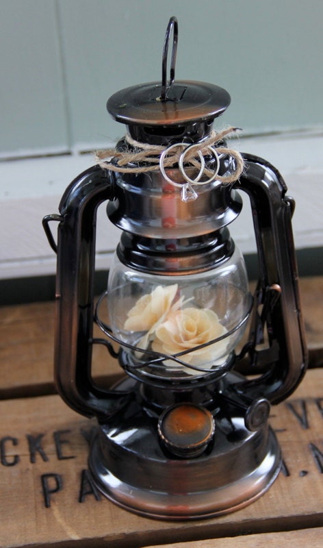 Rustic Ring Bearer Lantern FREE SHIPPING