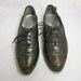 Vintage leather walking shoes for women, black and dark brown, Brugnioli of Rome size 10M 40 euro -