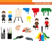 Cliparts He Loves To Paint 07066
