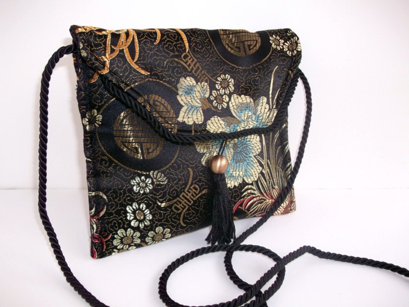 Cross Body Bag , Cross Body Purse , Small Purse ,  Black Cross Body Bag , Cross Body Handbag , Small Shoulder Bag