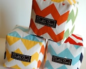 Chevron Love Cloth Play Blocks (Set of 3)