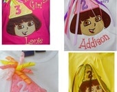 DORA Custom Birthday Appliqued Shirt