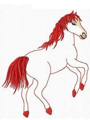 Custom Boutique HORSE Silhouette APPLIQUE Shirt
