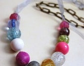 Antique Brass Bead Necklace