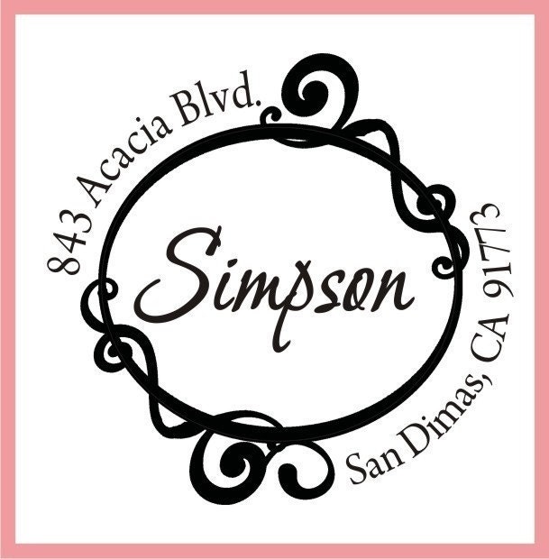 Modern Custom Return Address Stamp Self Inking Stamper