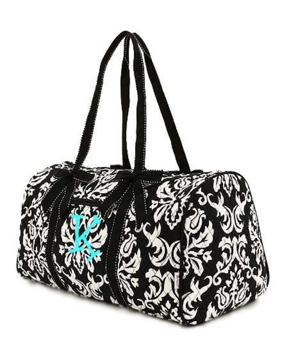 Overnight Duffle Bag...Quilted Damask Design...PERSONALIZED ...
