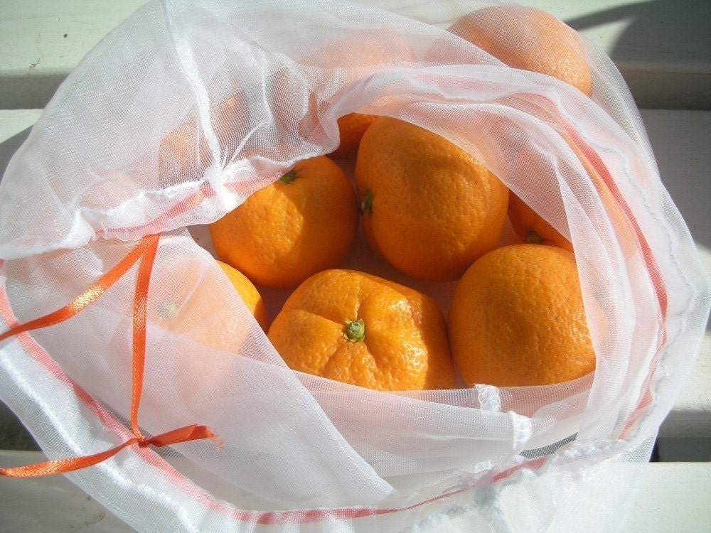 Reusable knit  Produce Bags - Singles
