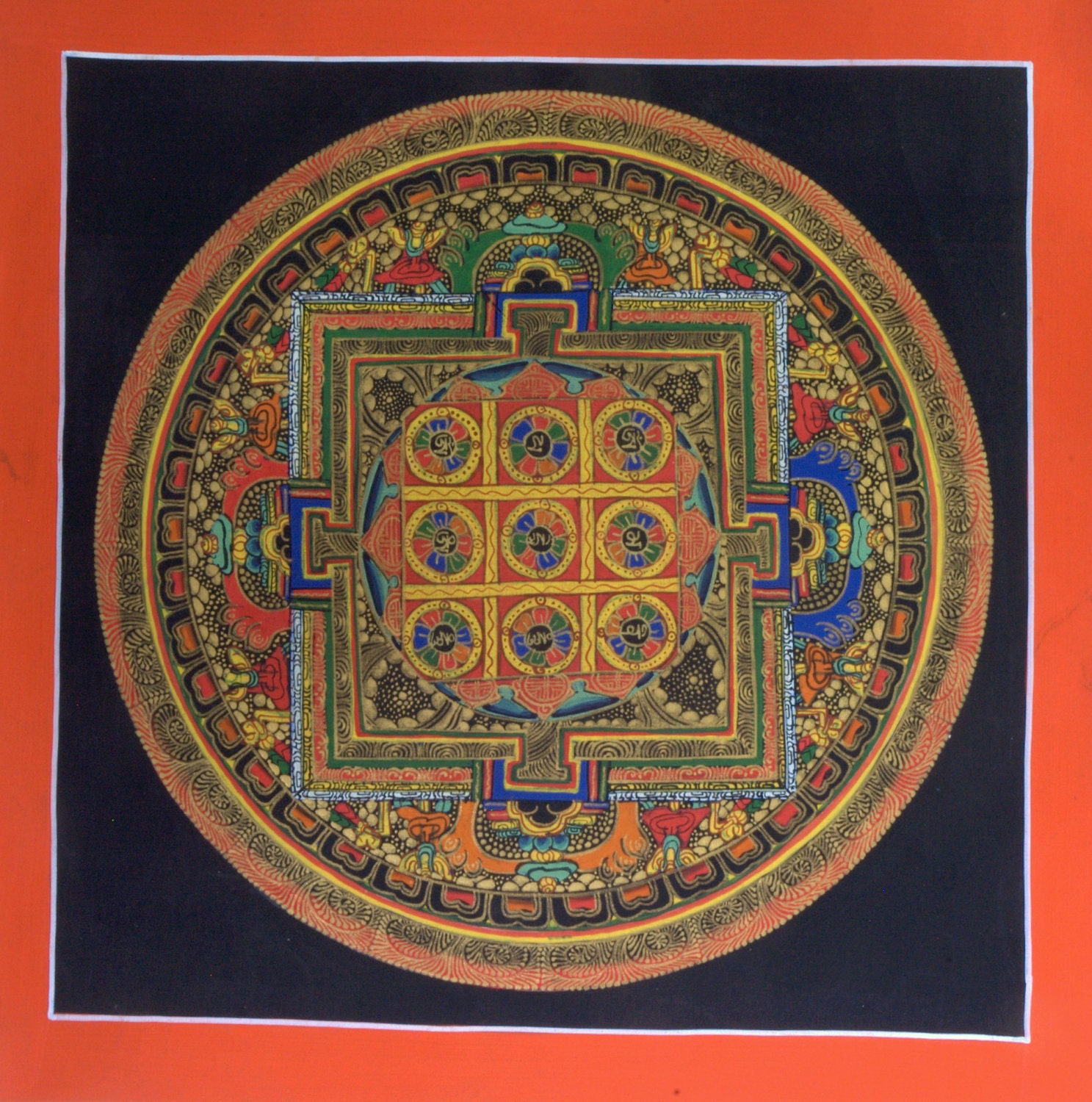 Original Mandala Thangka Painting