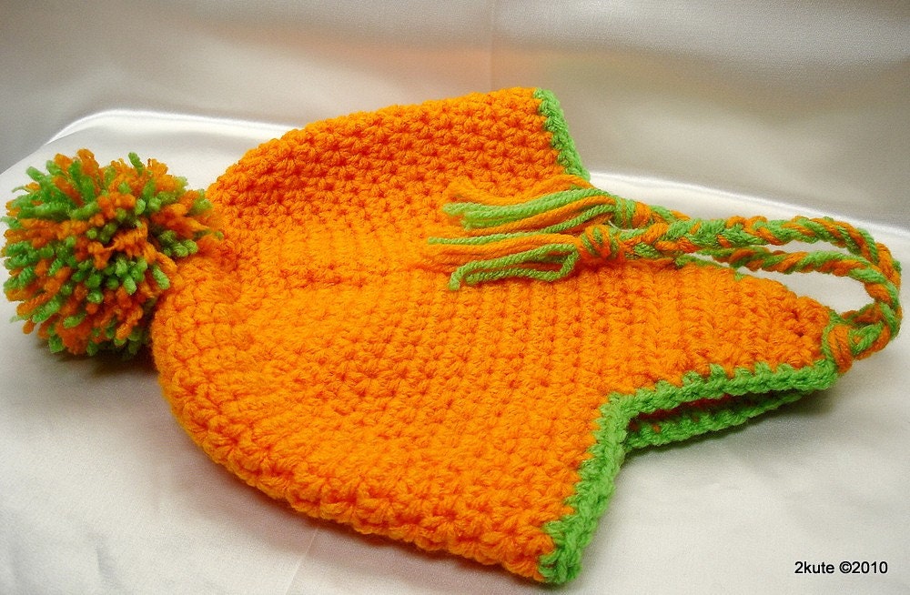 Children Earflap Hat, Boy earflap hat, Crochet earflap hat