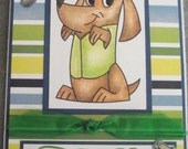 Handmade Dog Greeting Card
