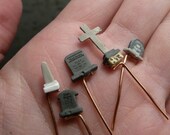 Terrarium decor headstone picks