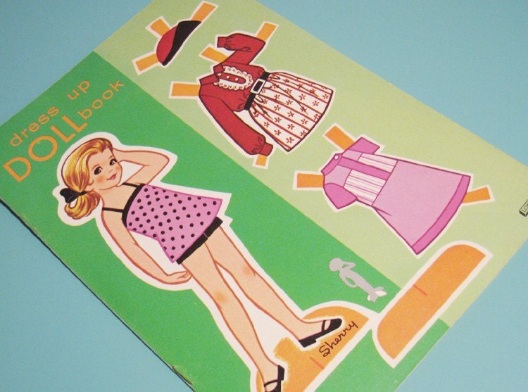 dress up paper doll book