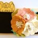 Nanette's bunch, felt flower headband with vintage millinery flowers